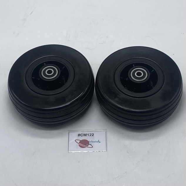 PAIR OF CASTER WHEELS FOR QUANTUM EDGE POWERCHAIR 6