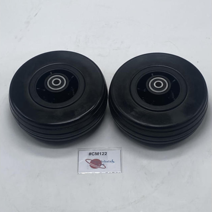 PAIR OF CASTER WHEELS FOR QUANTUM EDGE POWERCHAIR 6