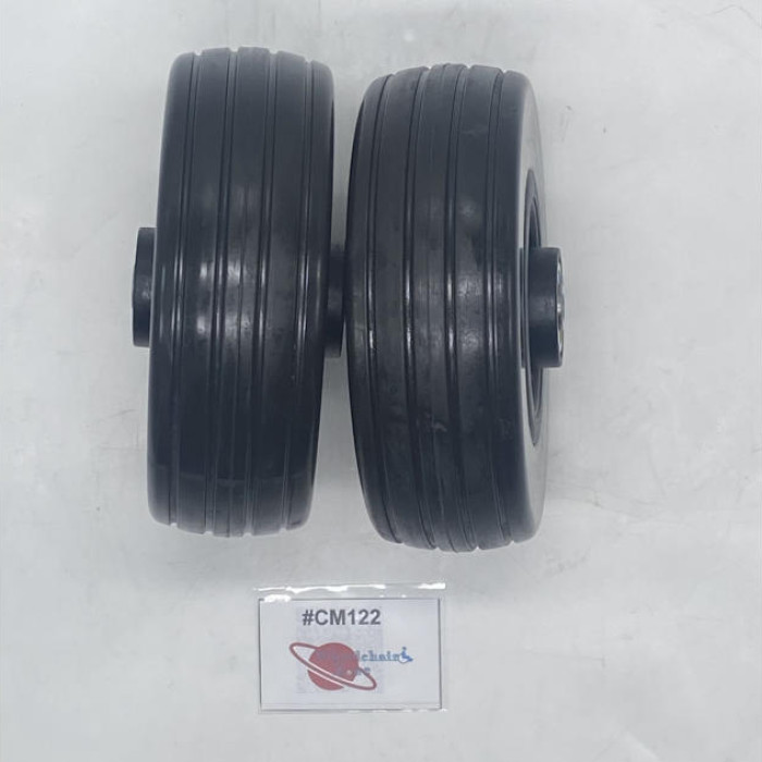 PAIR OF CASTER WHEELS FOR QUANTUM EDGE POWERCHAIR 6
